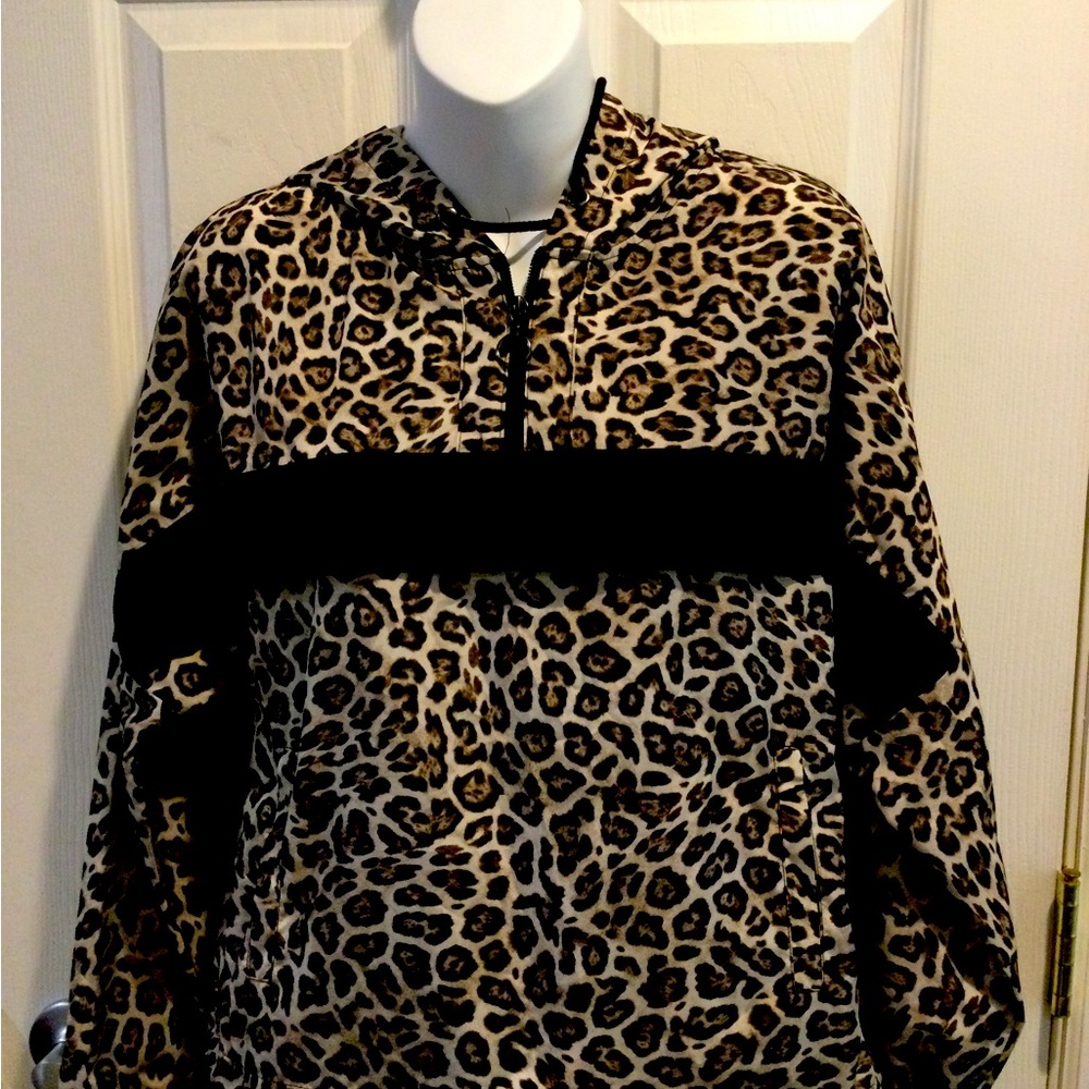 Leopard Wind Breaker - Size M (7-10)